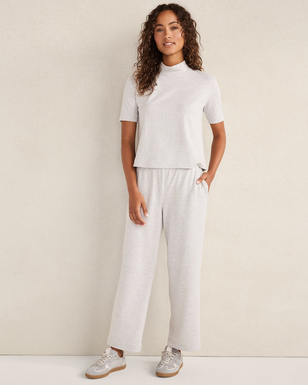 COZY KNIT MOCKNECK TOP | Talbots on sale