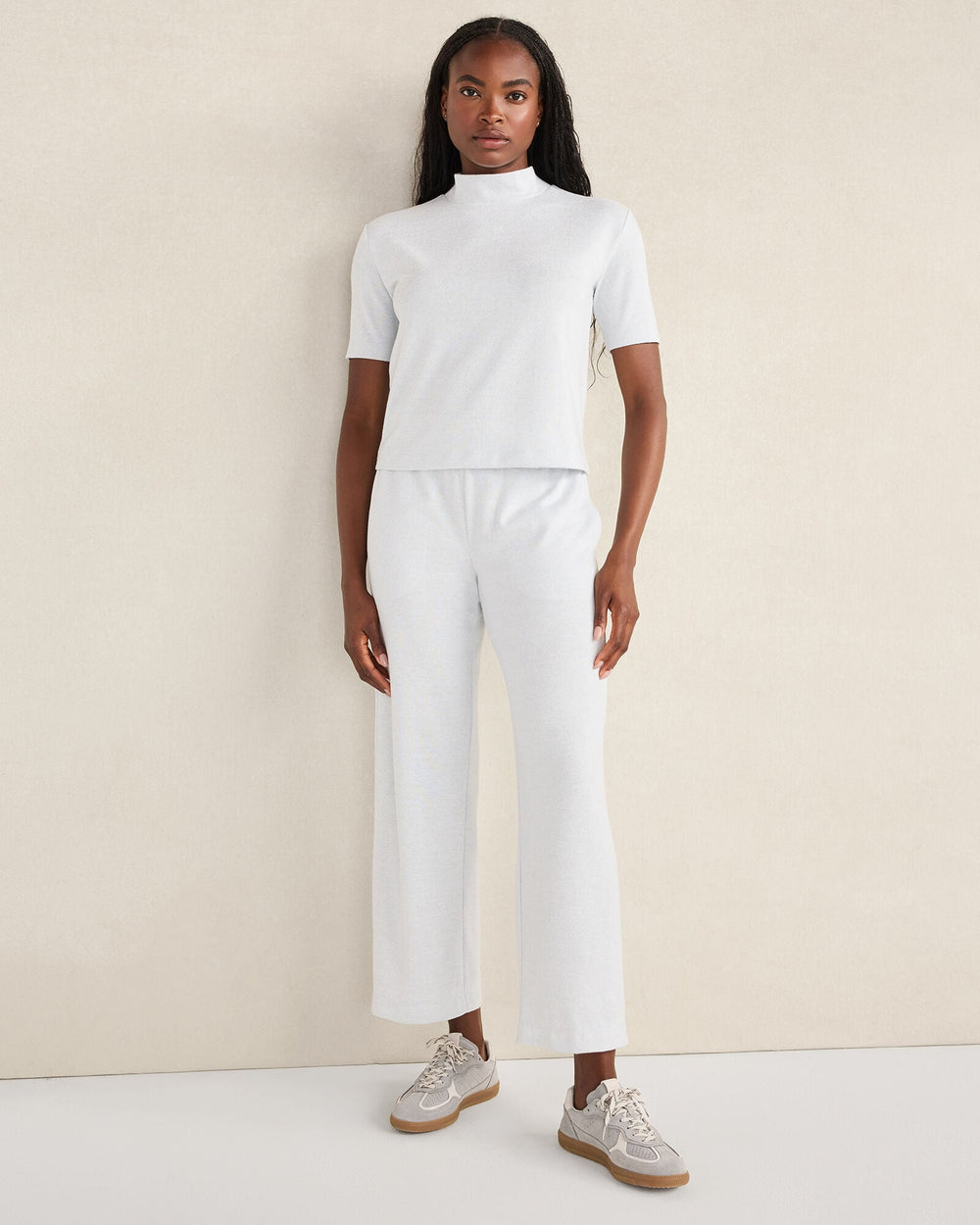 COZY KNIT MOCKNECK TOP | Talbots on sale