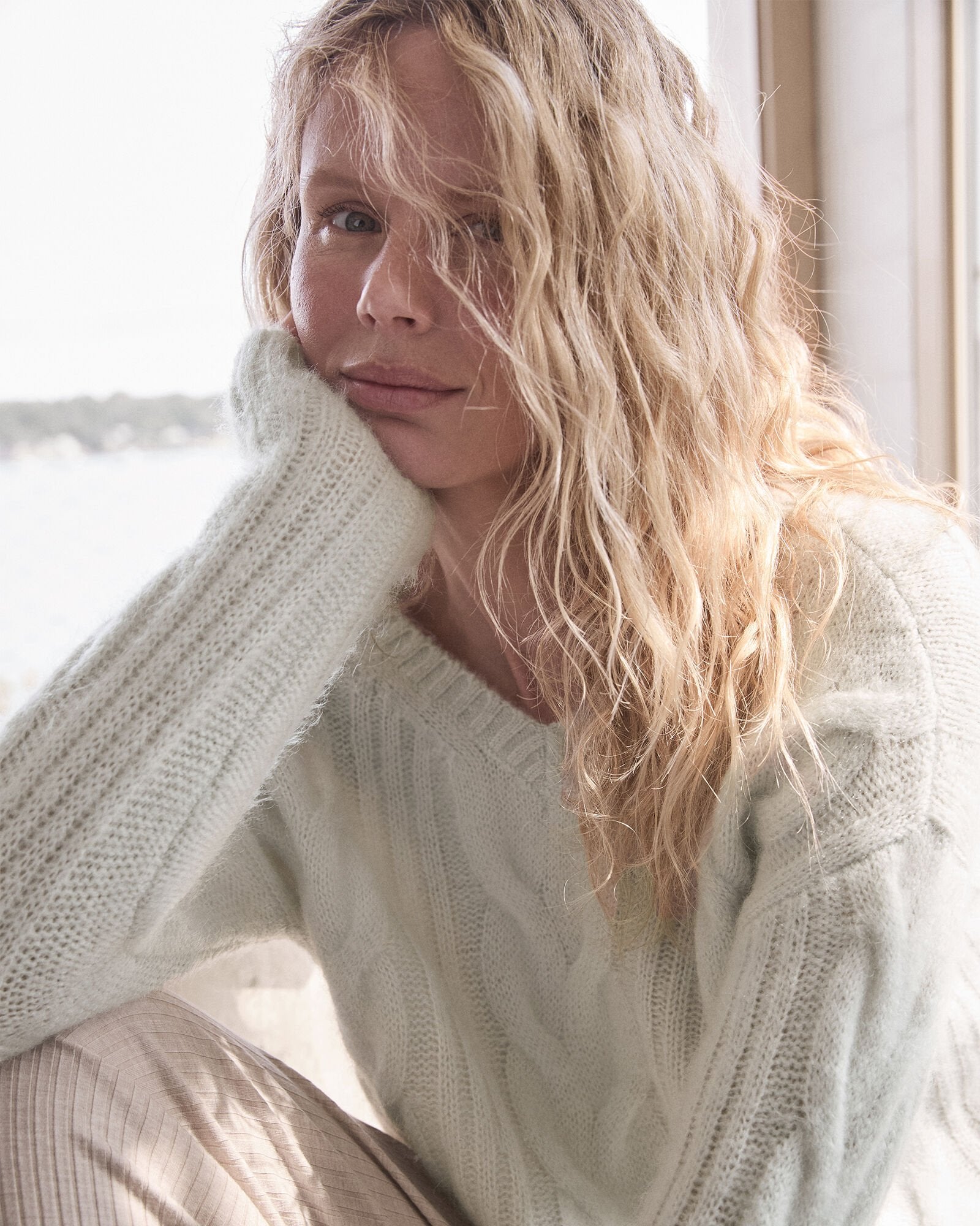 LOFTY KNIT V-NECK SWEATER | Talbots discount