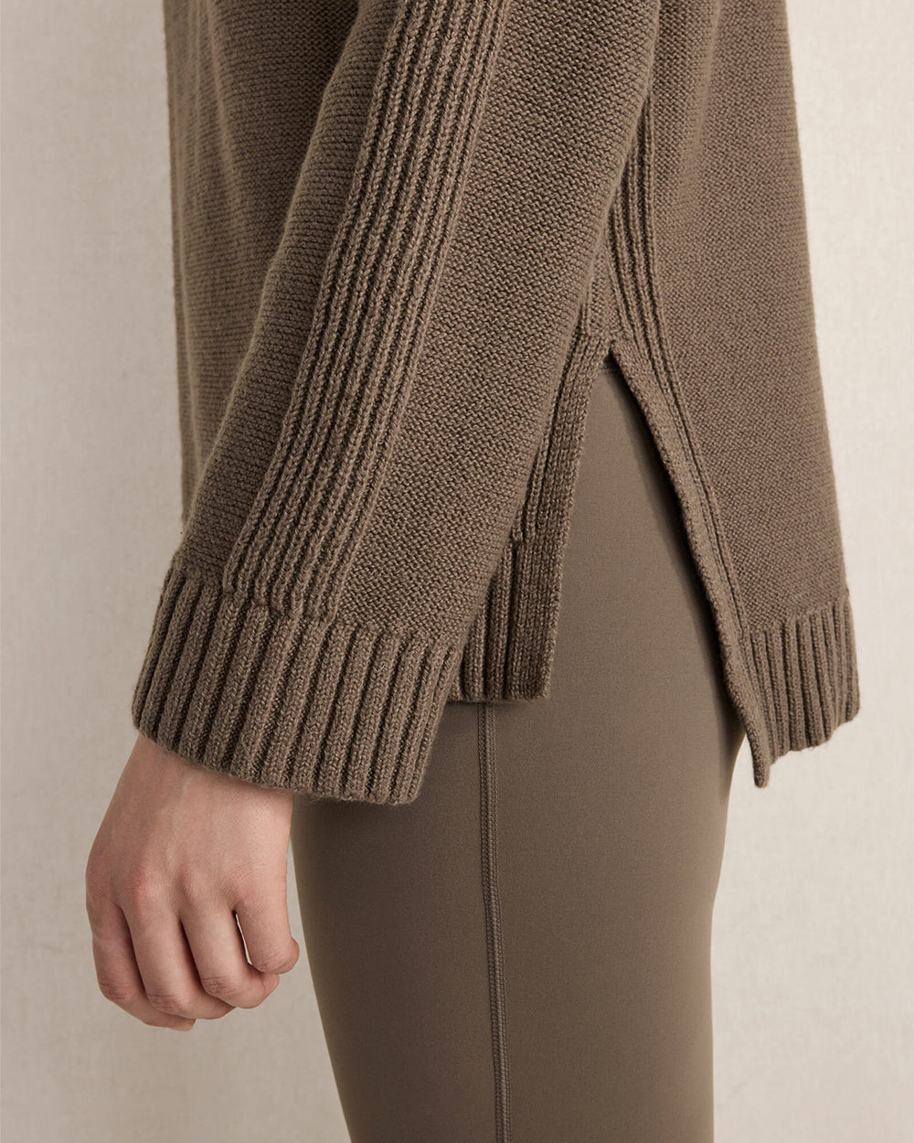 COTTON BLEND MOCKNECK SWEATER | Talbots on sale