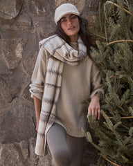 COTTON BLEND MOCKNECK SWEATER | Talbots on sale