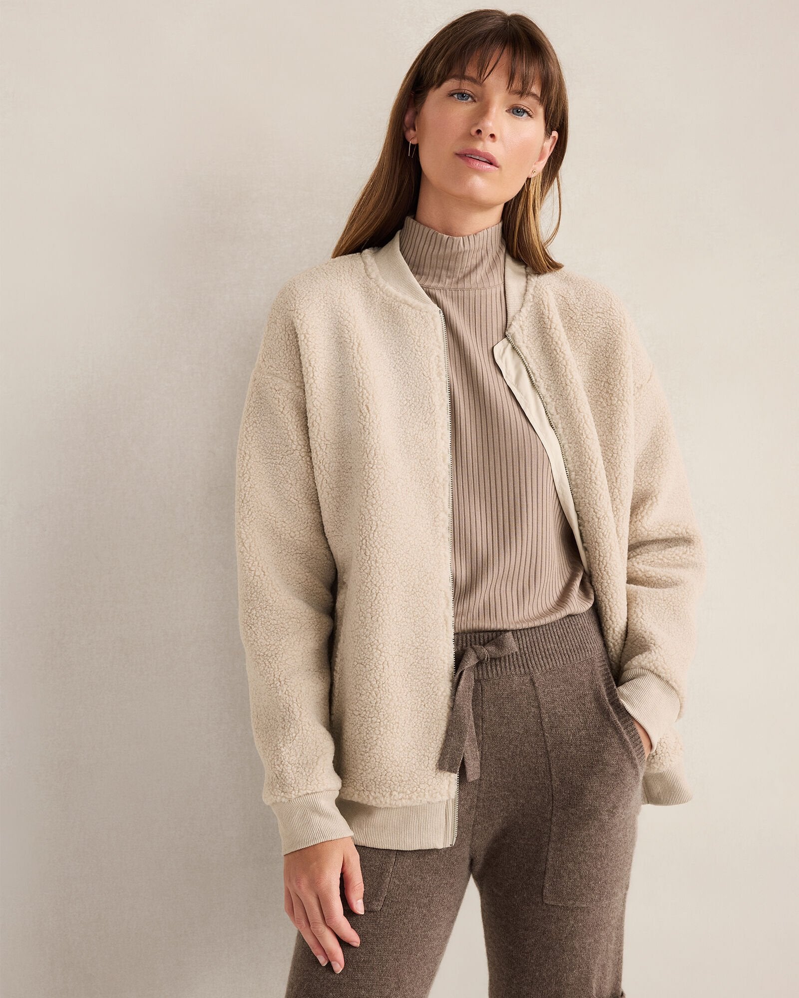 SHERPA BOMBER | Talbots outlet