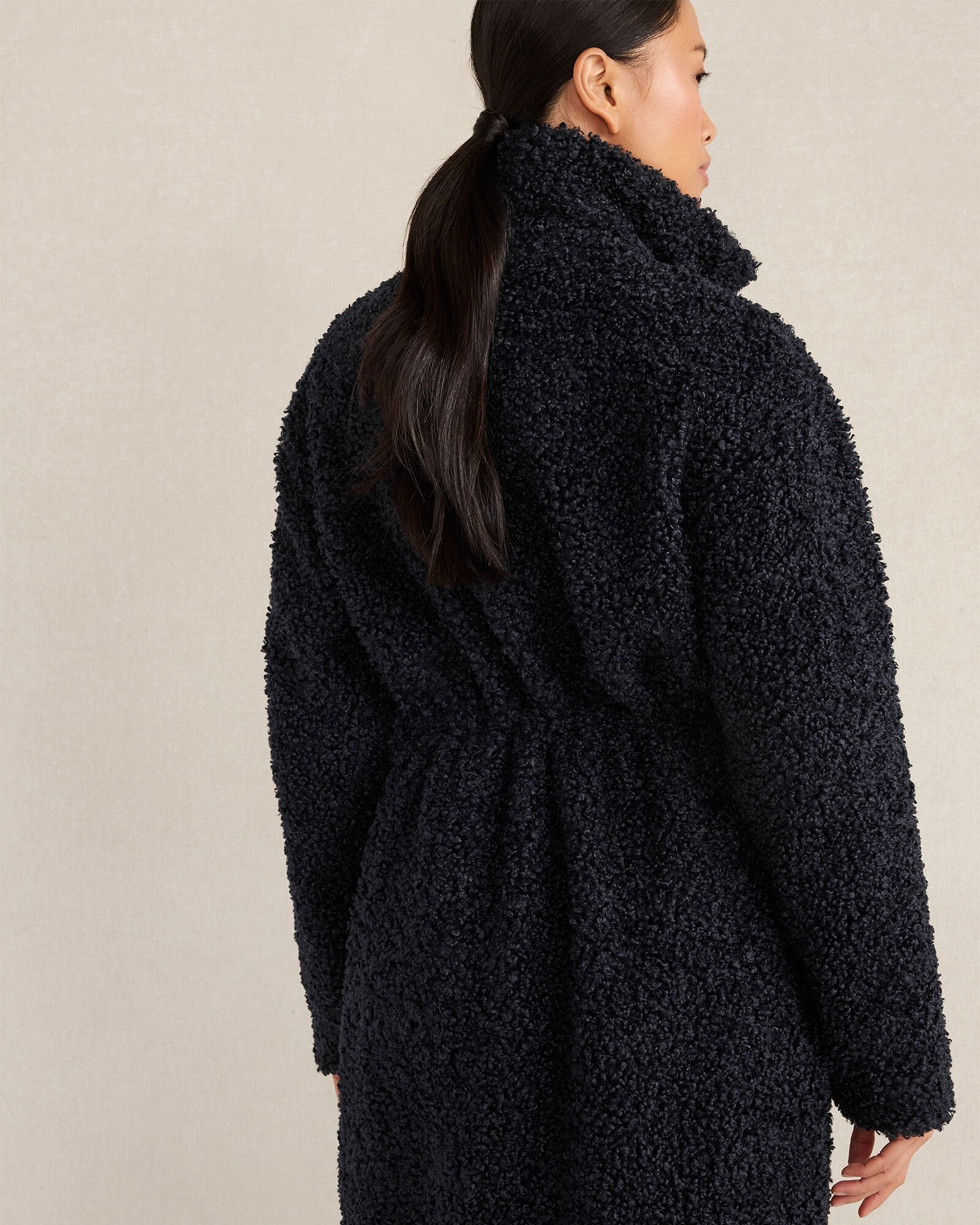LONG SHERPA COAT | Talbots US