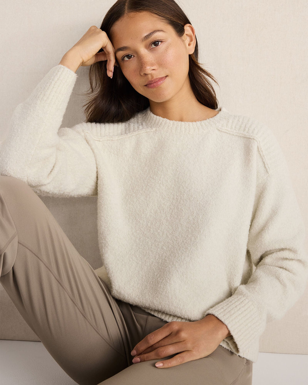 BOUCLE CREWNECK SWEATER | Talbots sale
