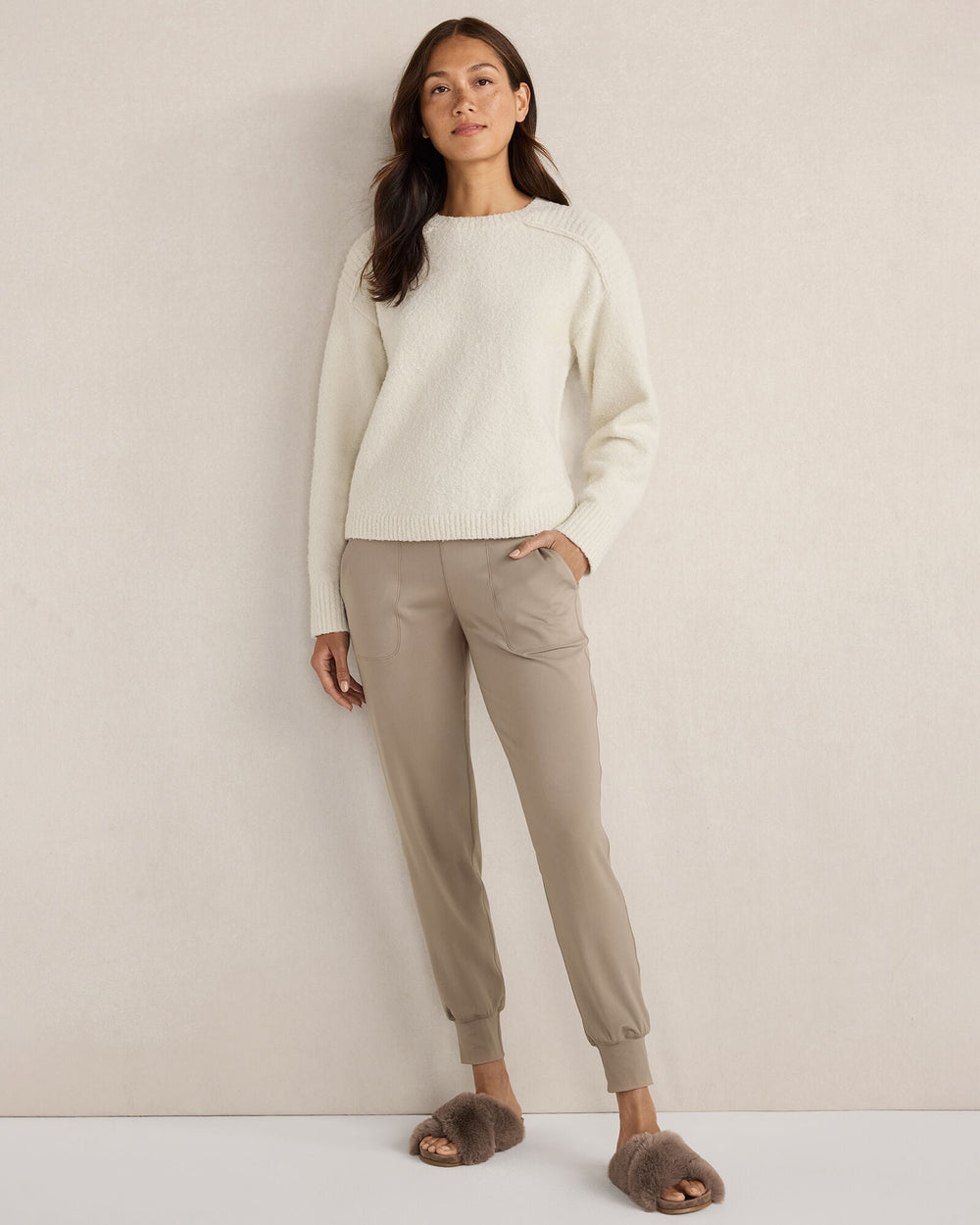 BOUCLE CREWNECK SWEATER | Talbots sale