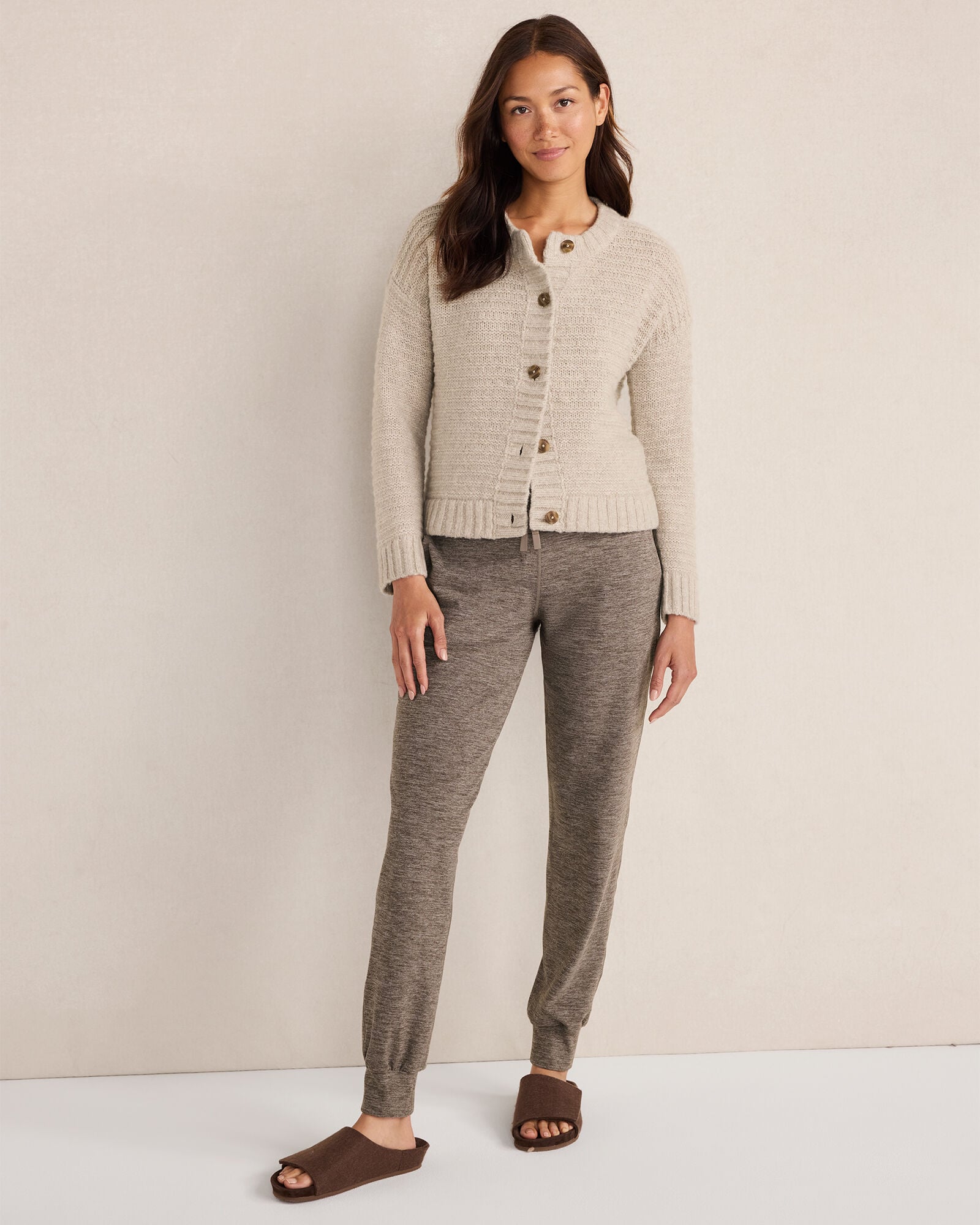 BALANCE HEATHER DRAWSTRING JOGGERS | Talbots sale