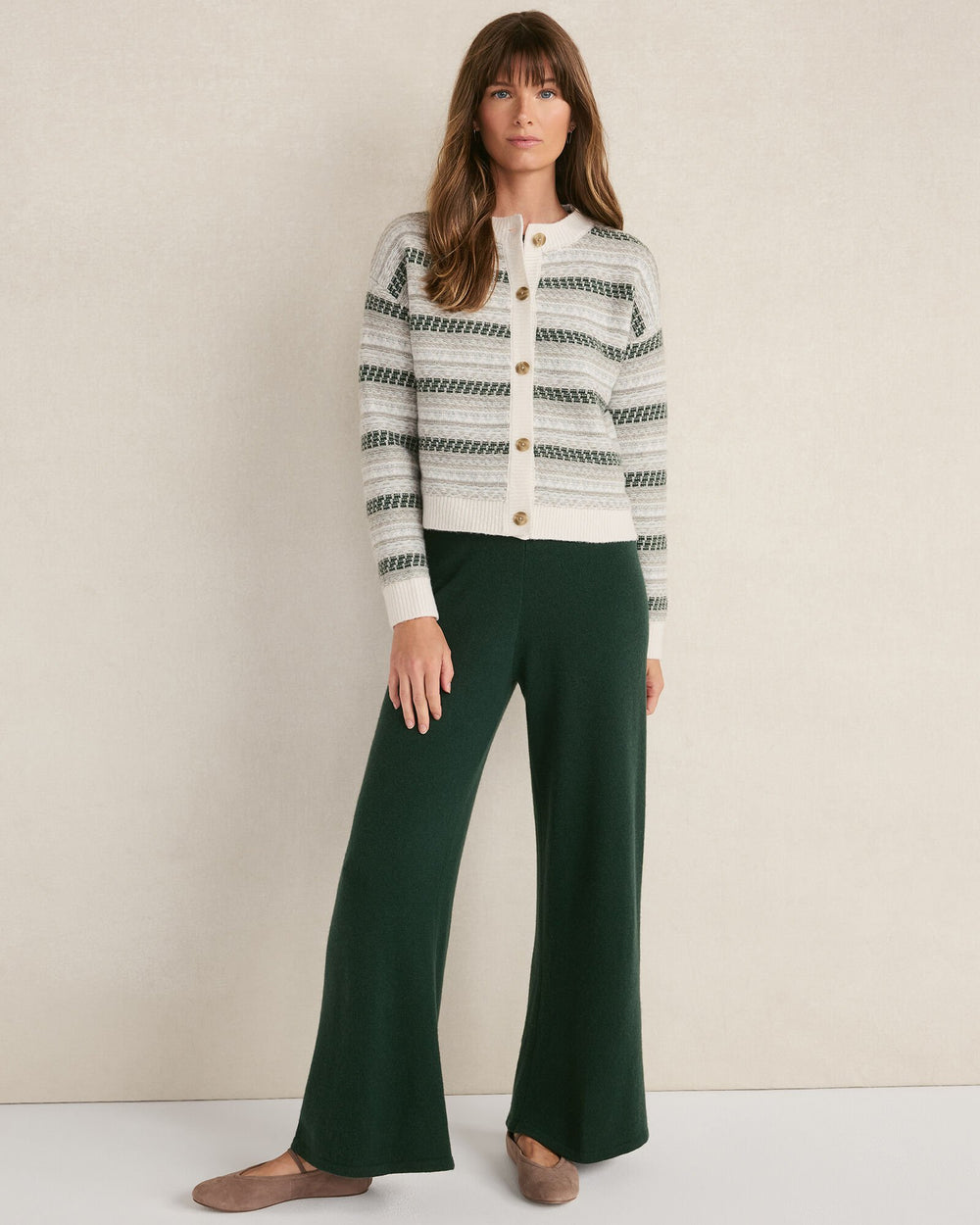 WOOL BLEND FAIR ISLE CARDIGAN | Talbots for sale