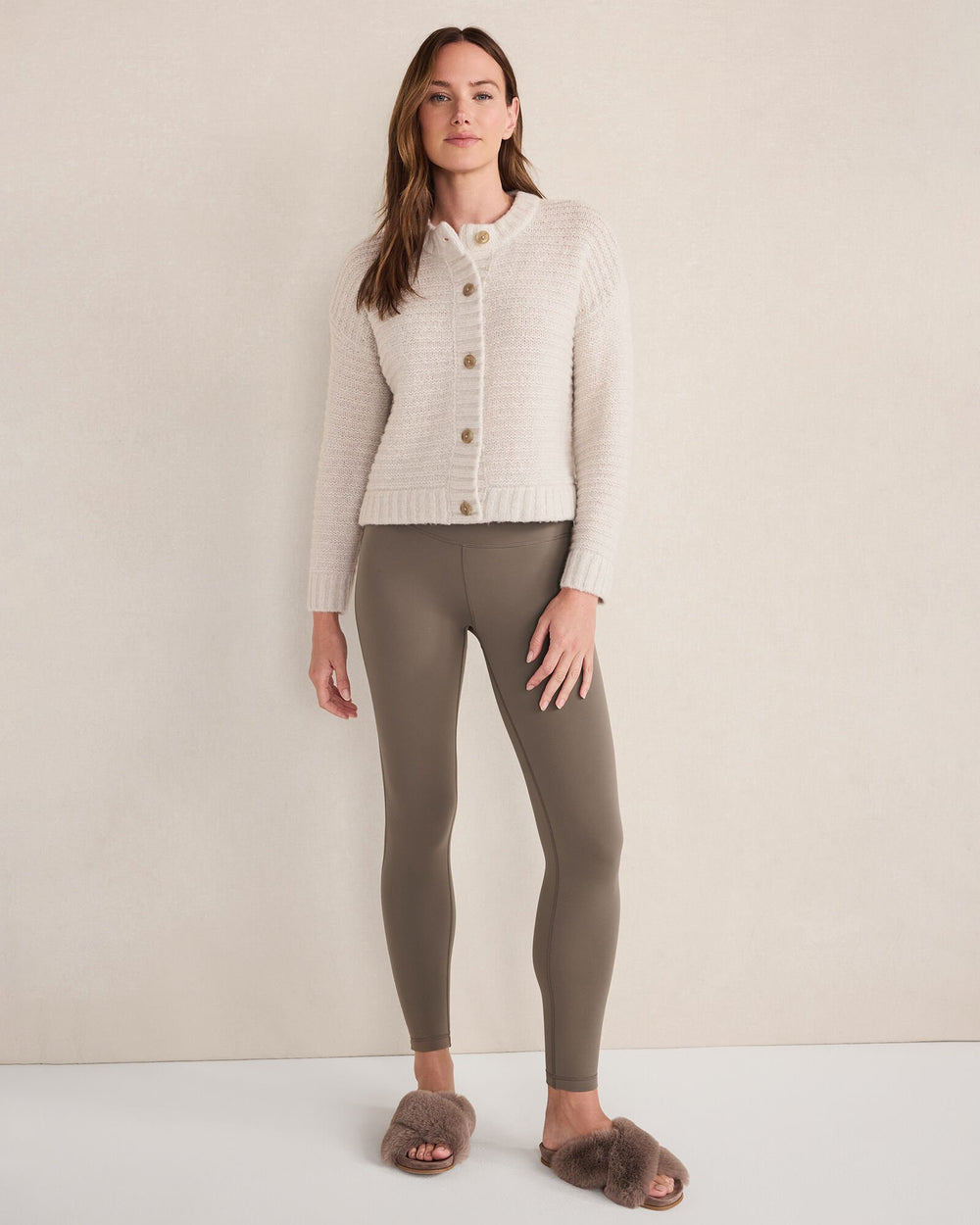 MERINO WOOL CASHMERE LINK STITCH CARDIGAN | Talbots outlet