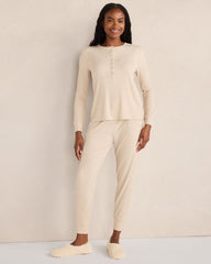 DRAPEY RIB KNIT HENLEY | Talbots near me