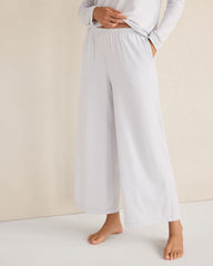 COTTON MODAL BRUSHED JERSEY WIDE LEG PANTS | Talbots near me