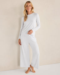 COTTON MODAL BRUSHED JERSEY WIDE LEG PANTS | Talbots near me