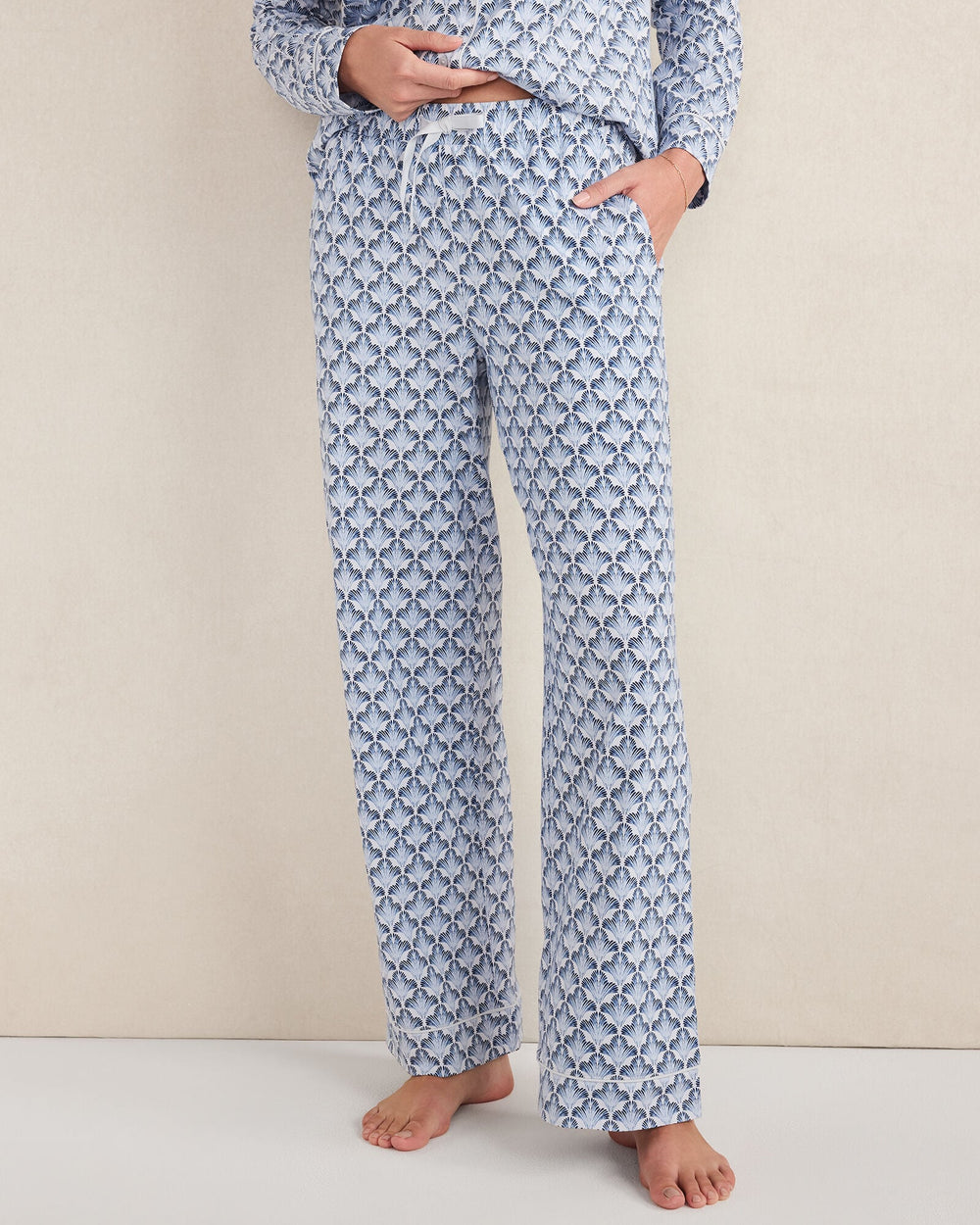ORGANIC COTTON JERSEY SEASHELL SLEEP SET | Talbots for sale