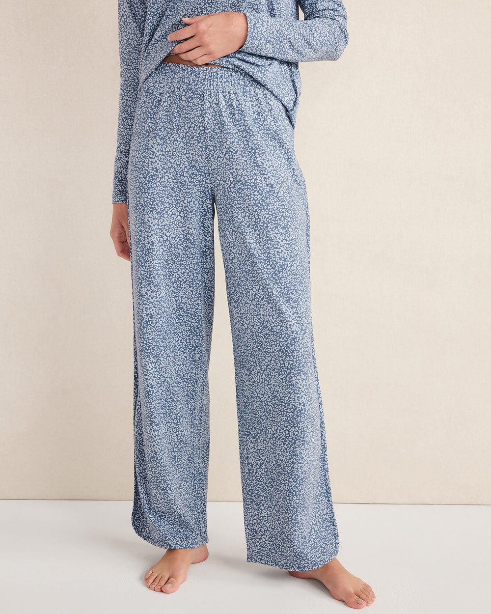 ORGANIC COTTON JERSEY ANIMAL PRINT PAJAMA PANTS | Talbots online