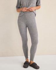 CASHMERE RIB KNIT LEGGINGS | Talbots discount