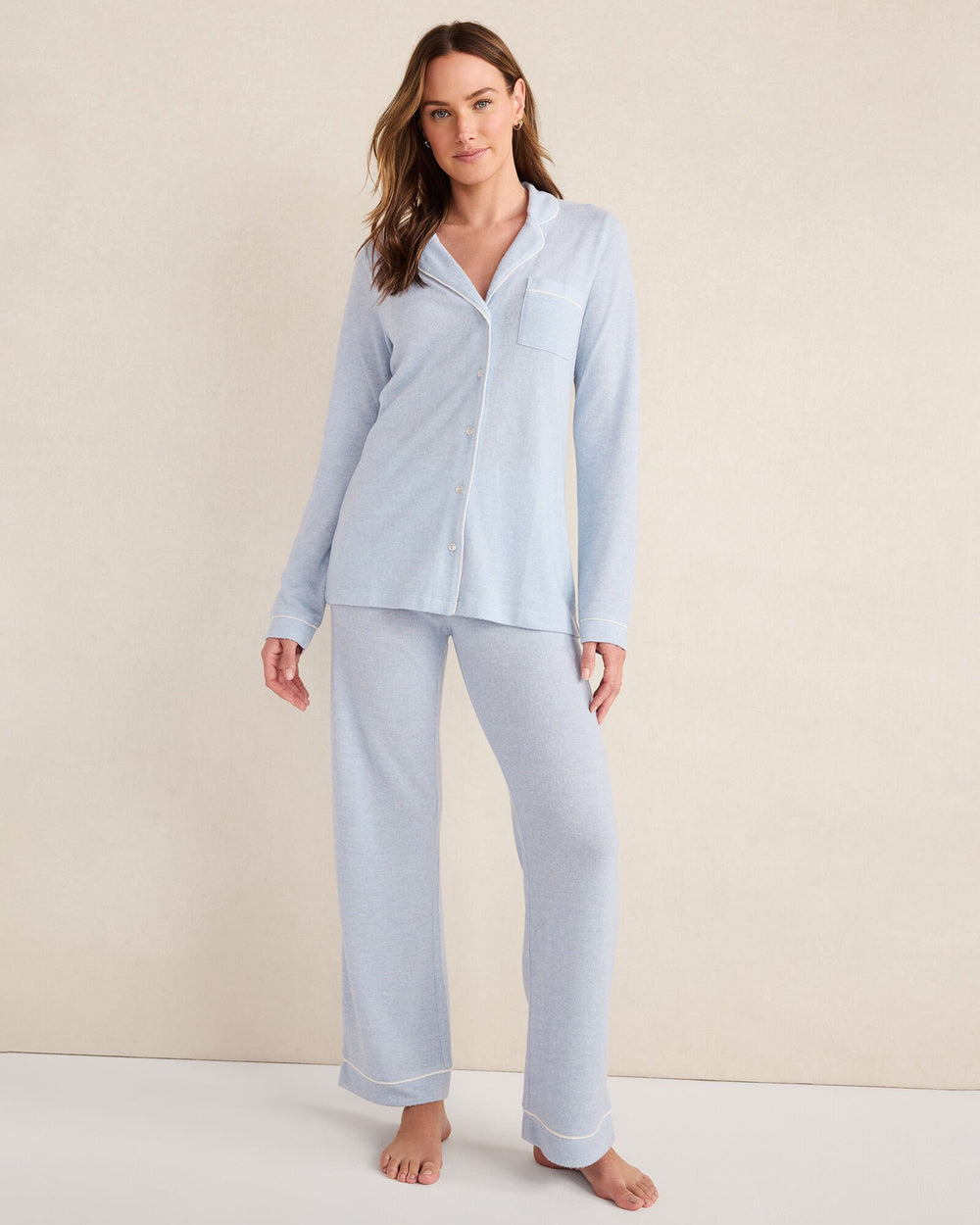 MARLED KNIT PAJAMA TOP | Talbots for sale