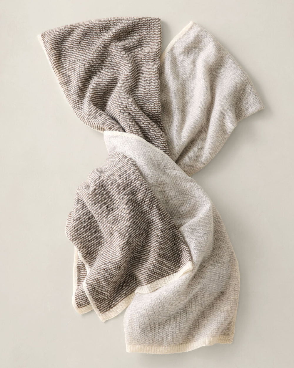 FEATHERWEIGHT CASHMERE STRIPED SCARF | Talbots sale