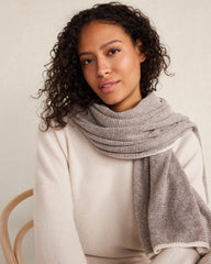 FEATHERWEIGHT CASHMERE STRIPED SCARF | Talbots discount