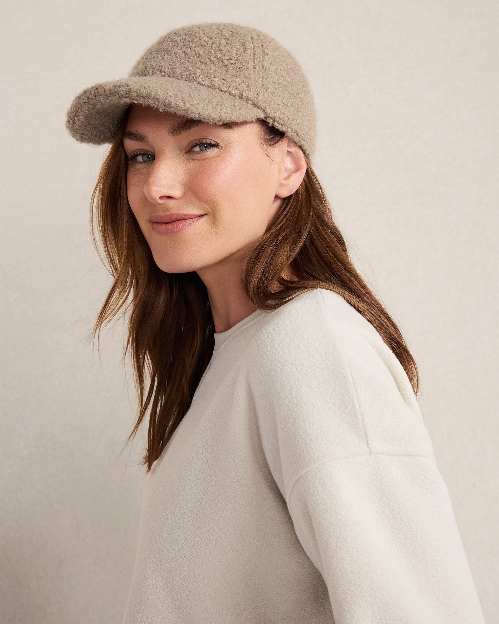 BOUCLE BASEBALL CAP | Talbots discount