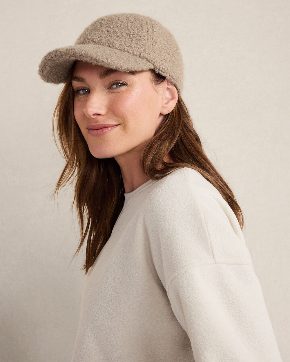 BOUCLE BASEBALL CAP | Talbots discount