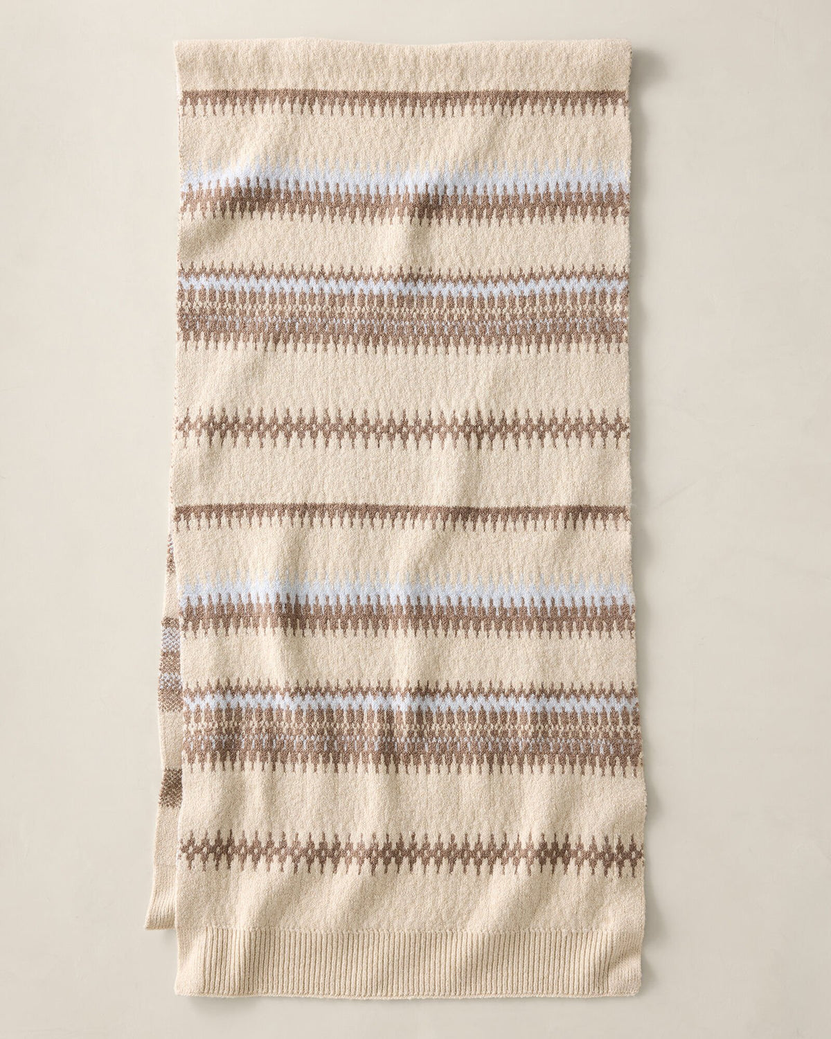 ORGANIC COTTON BLEND FAIR ISLE SCARF | Talbots outlet