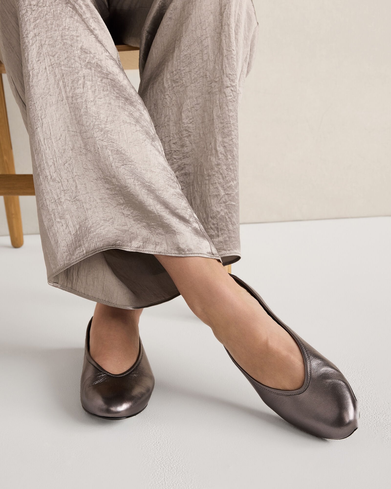 SOFT LEATHER BALLET FLATS | Talbots discount