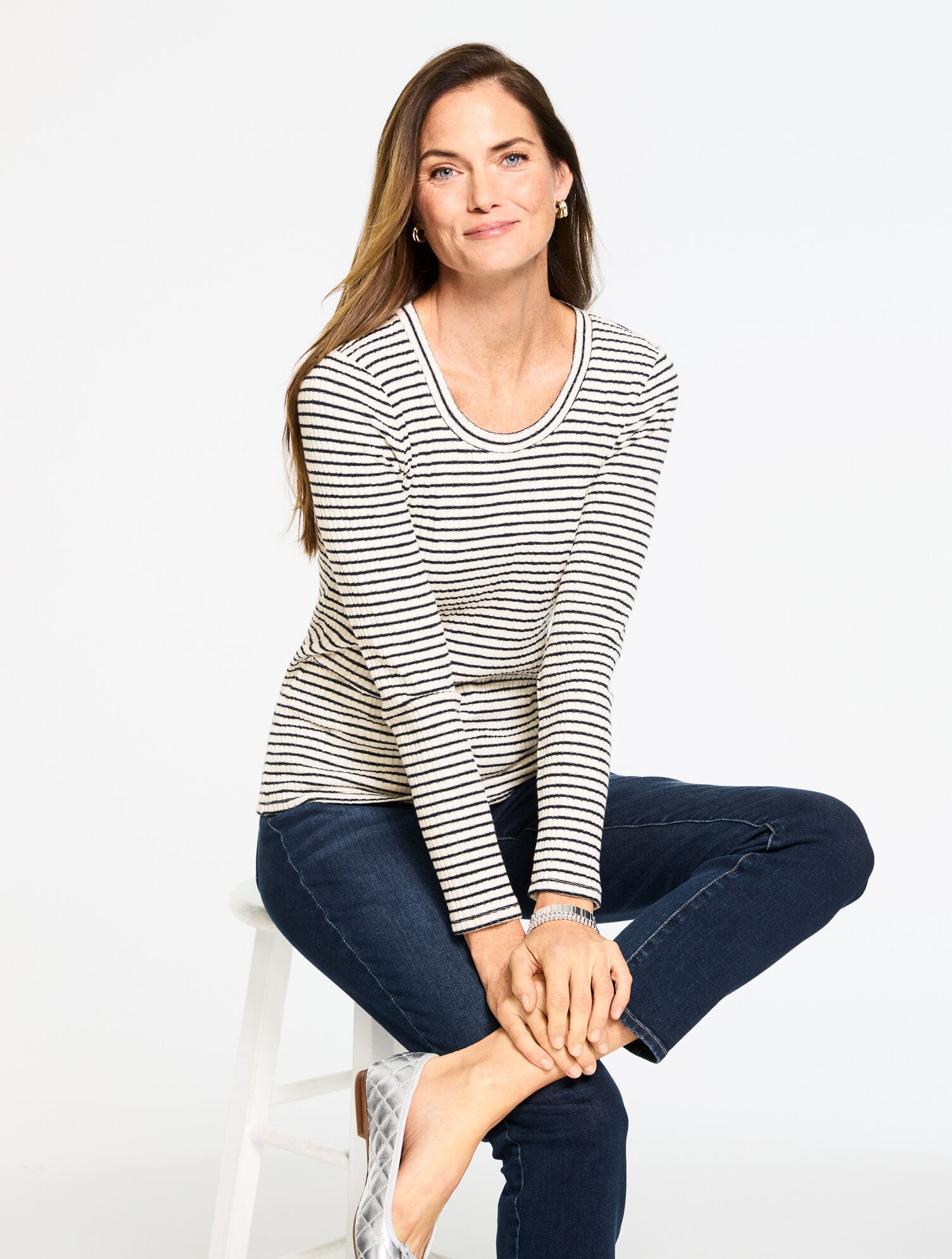 IVORY/INDIGO,XS,Misses