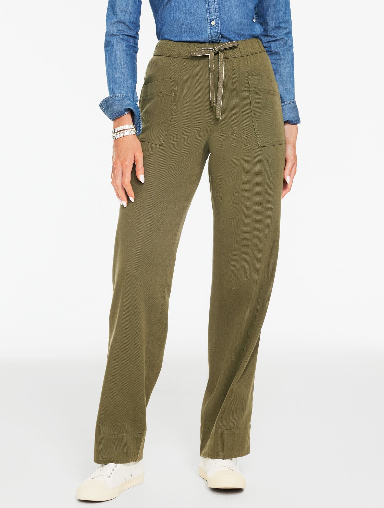 STRAIGHT LEG PULL-ON PANTS | Talbots sale