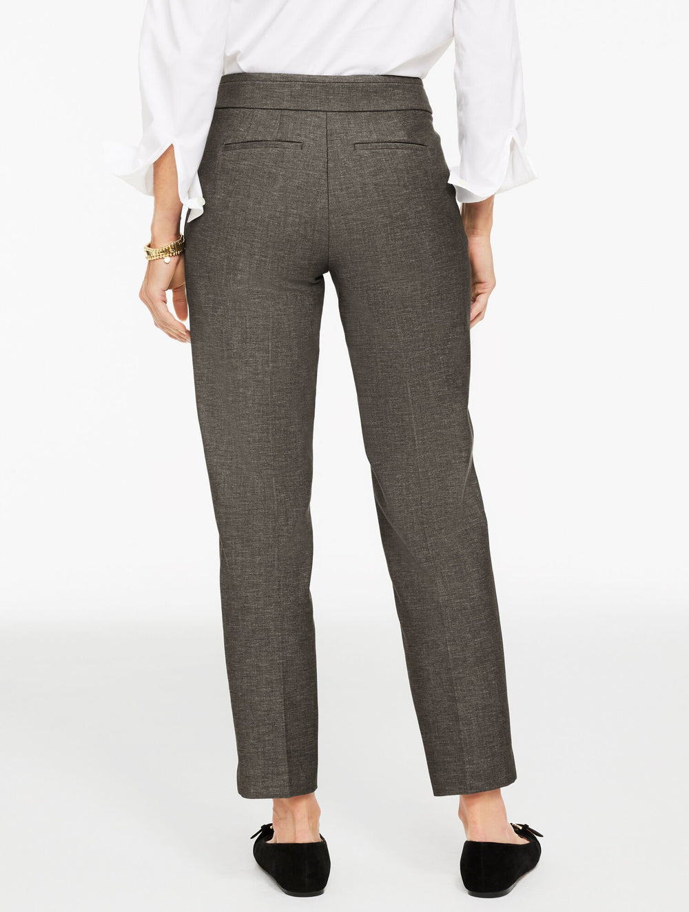 SLIM STRAIGHT ANKLE PANTS | Talbots outlet