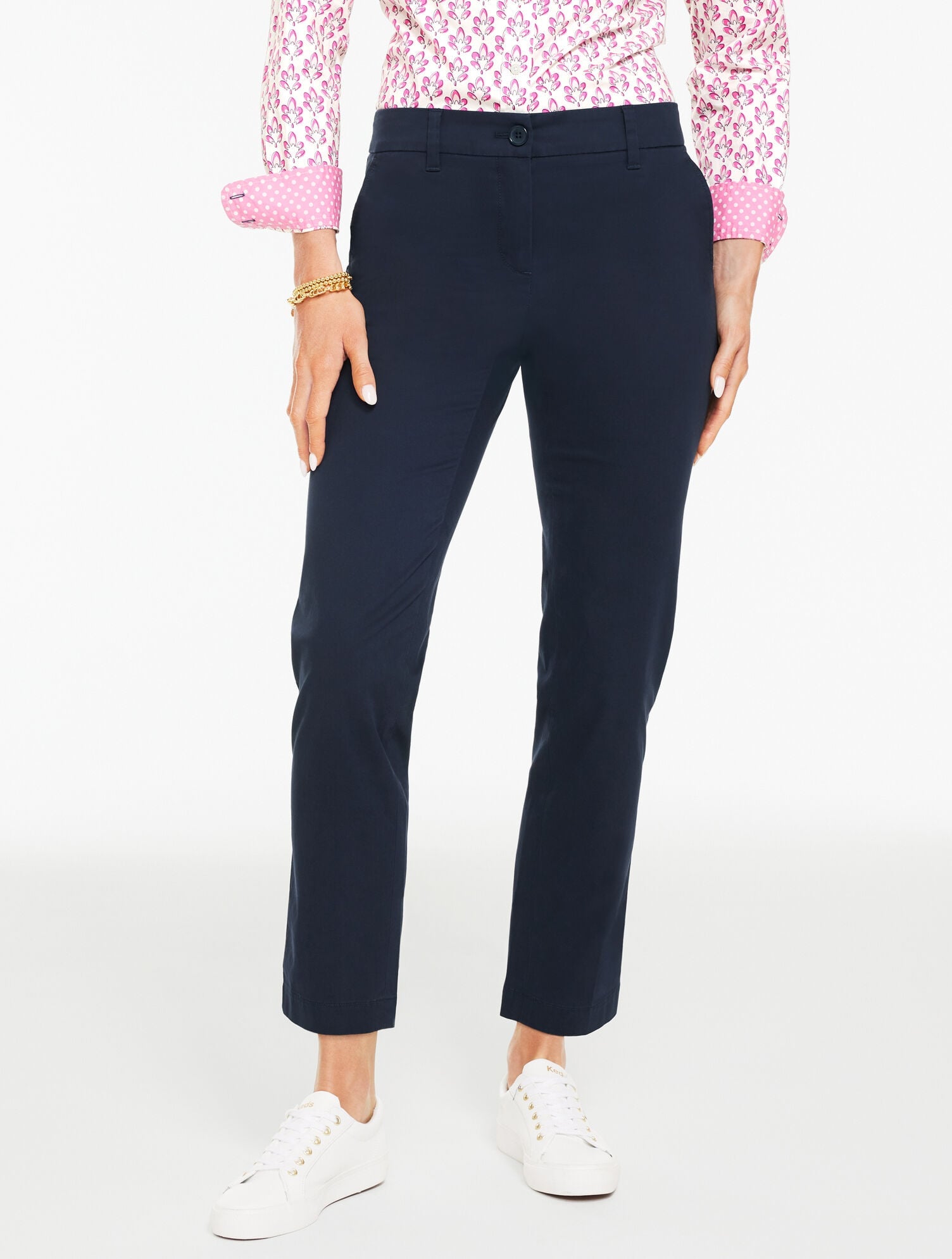 HERITAGE TWILL PERFECT CROPS - CURVY FIT | Talbots near me