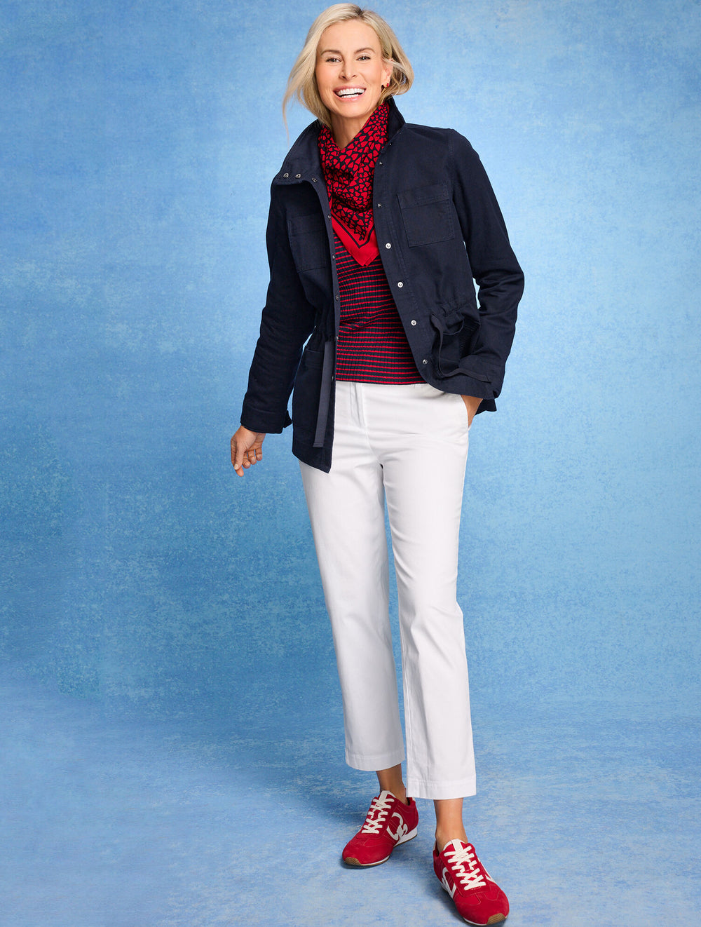 HERITAGE TWILL PERFECT CROPS - CURVY FIT | Talbots near me