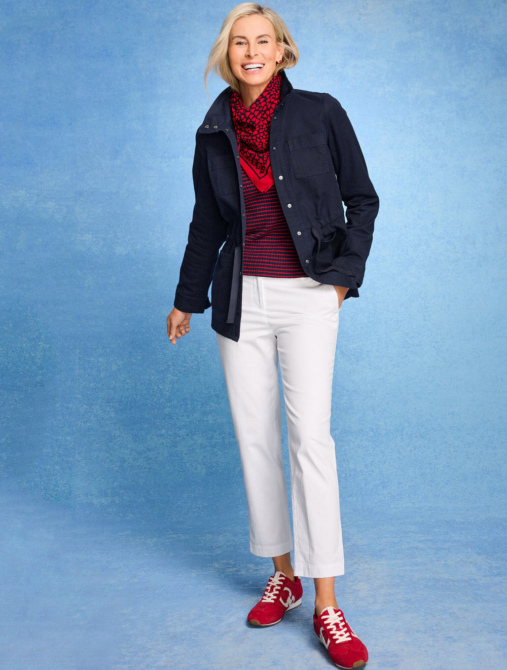 TWILL UTILITY JACKET | Talbots online