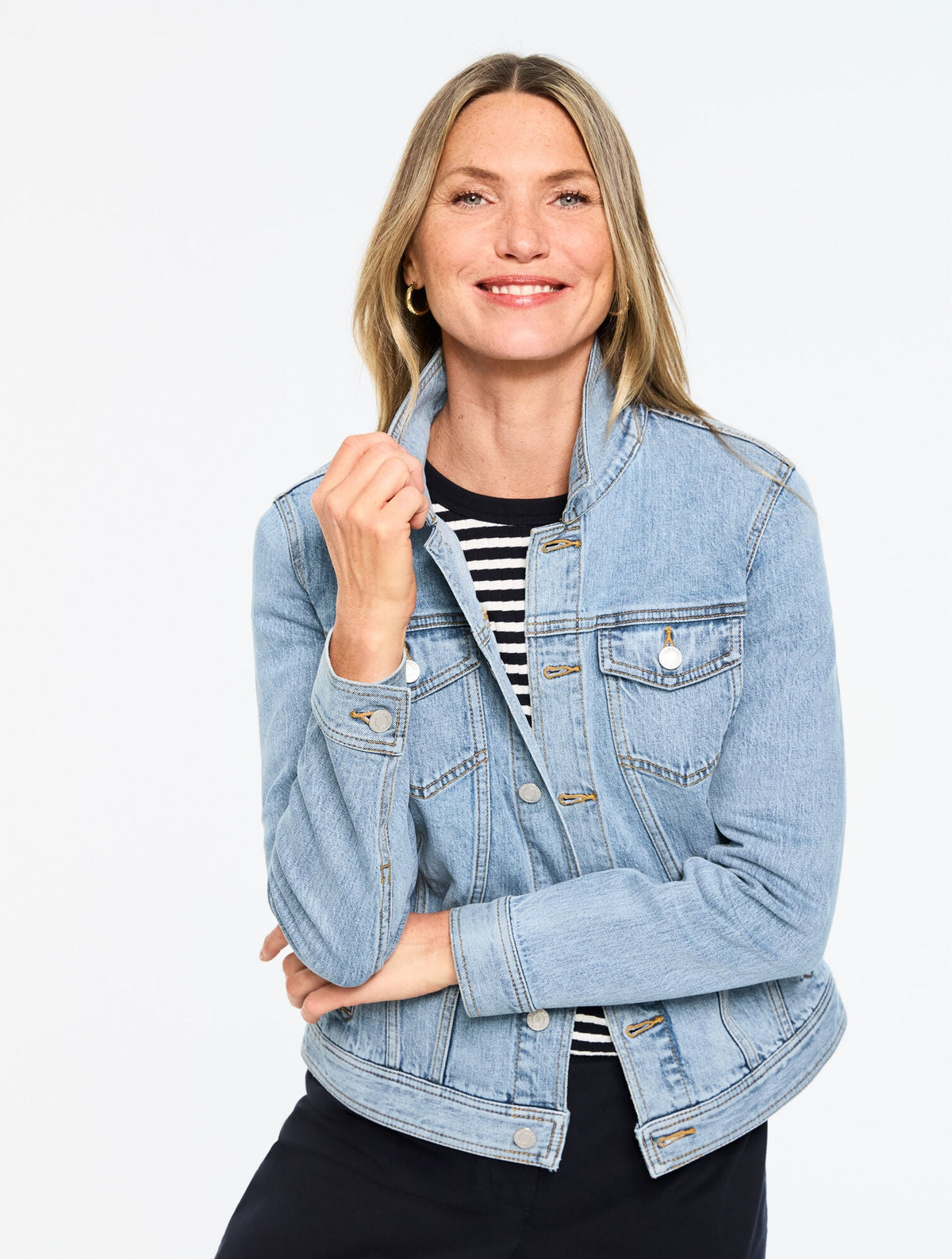 CLASSIC JEAN JACKET - SKY WASH | Talbots US