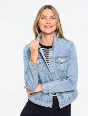 CLASSIC JEAN JACKET - SKY WASH | Talbots US