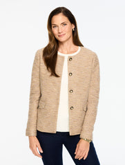TWEED KNIT LADY JACKET | Talbots on sale