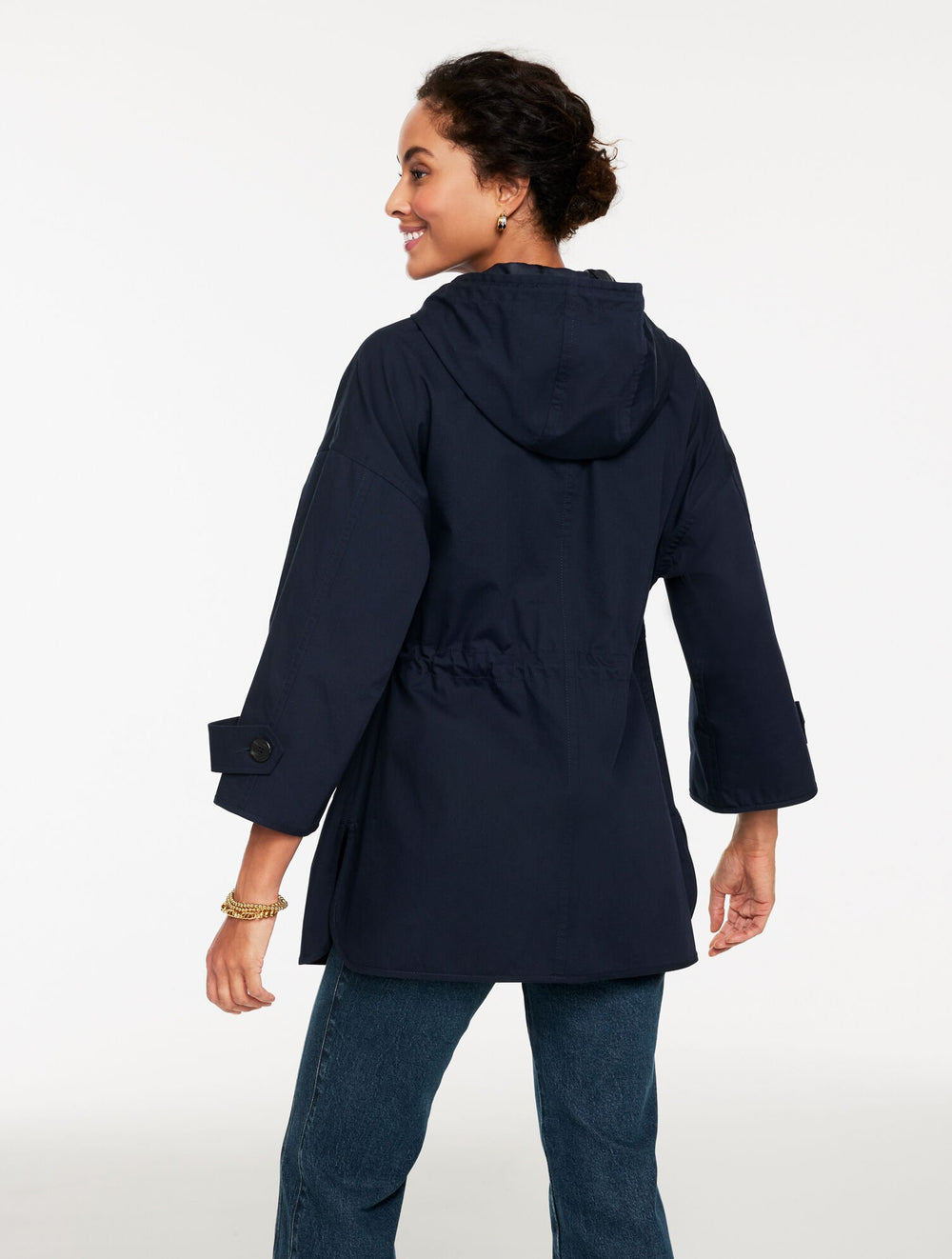 HOODED CAPE RAIN JACKET | Talbots discount