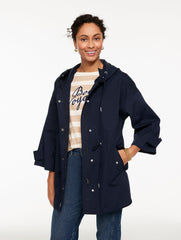 HOODED CAPE RAIN JACKET | Talbots discount