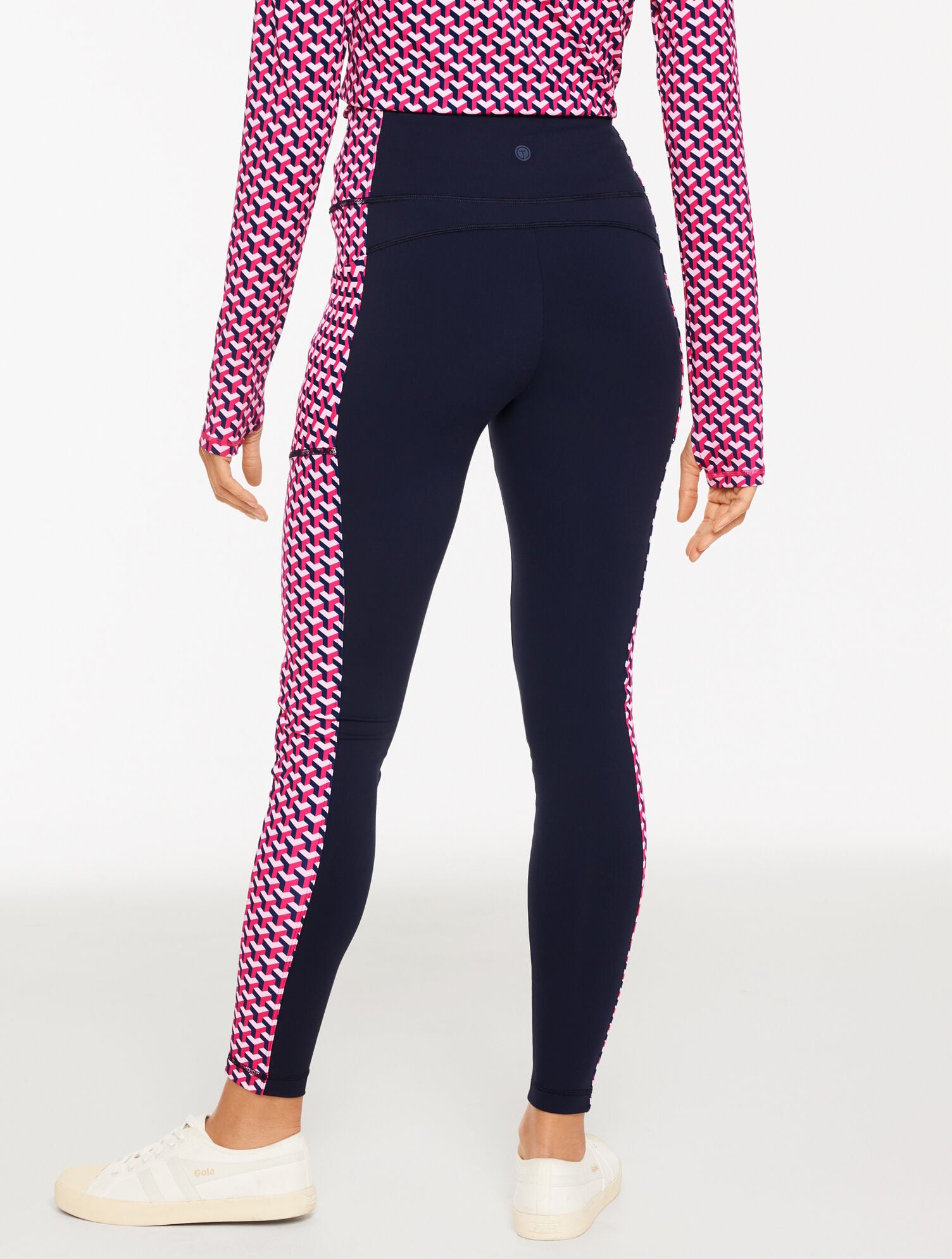 PERFORMANCE COMPRESSION LEGGINGS - GEO | Talbots discount