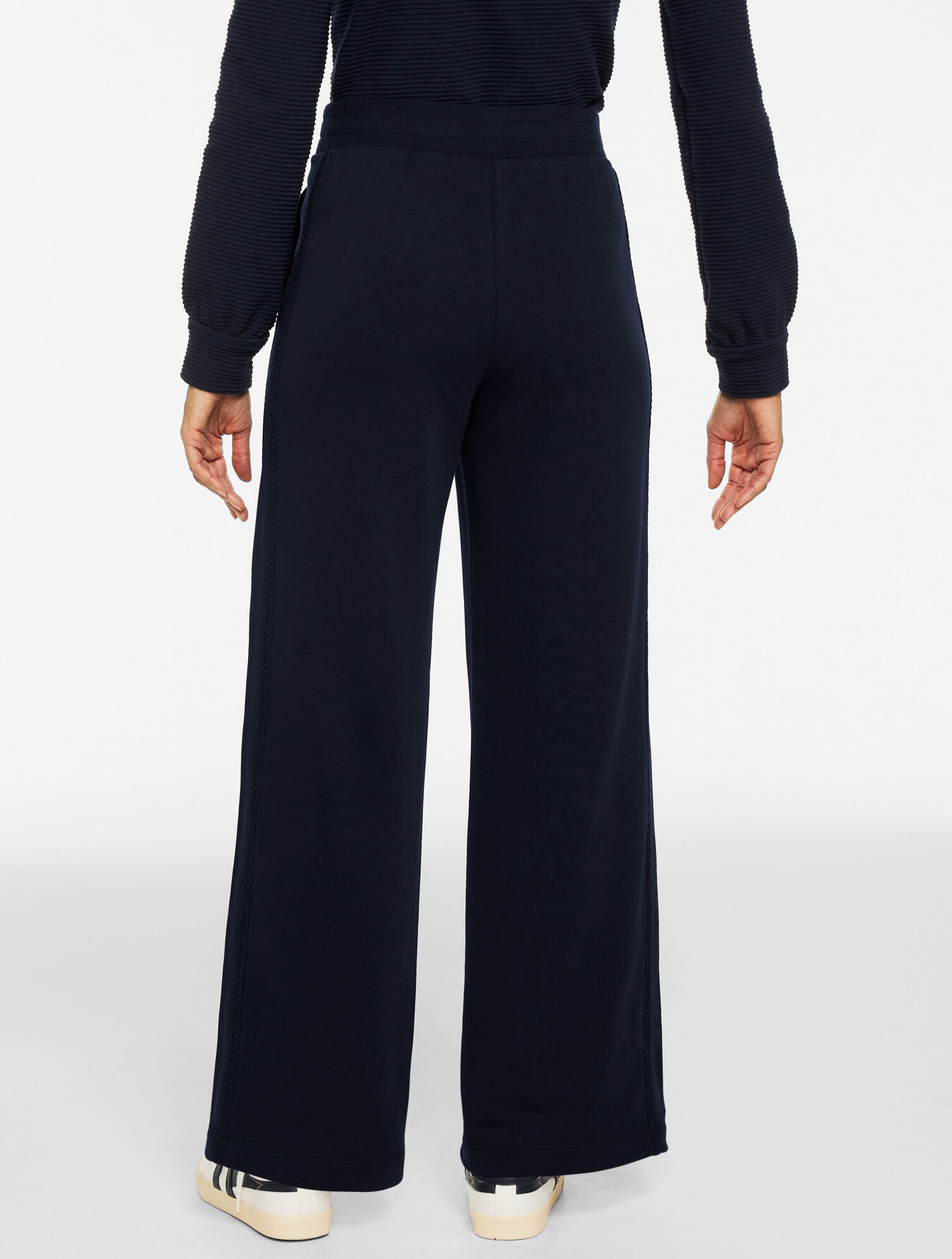 COZY FLEECE RELAXED LEG PANTS - PICOT TRIM | Talbots online