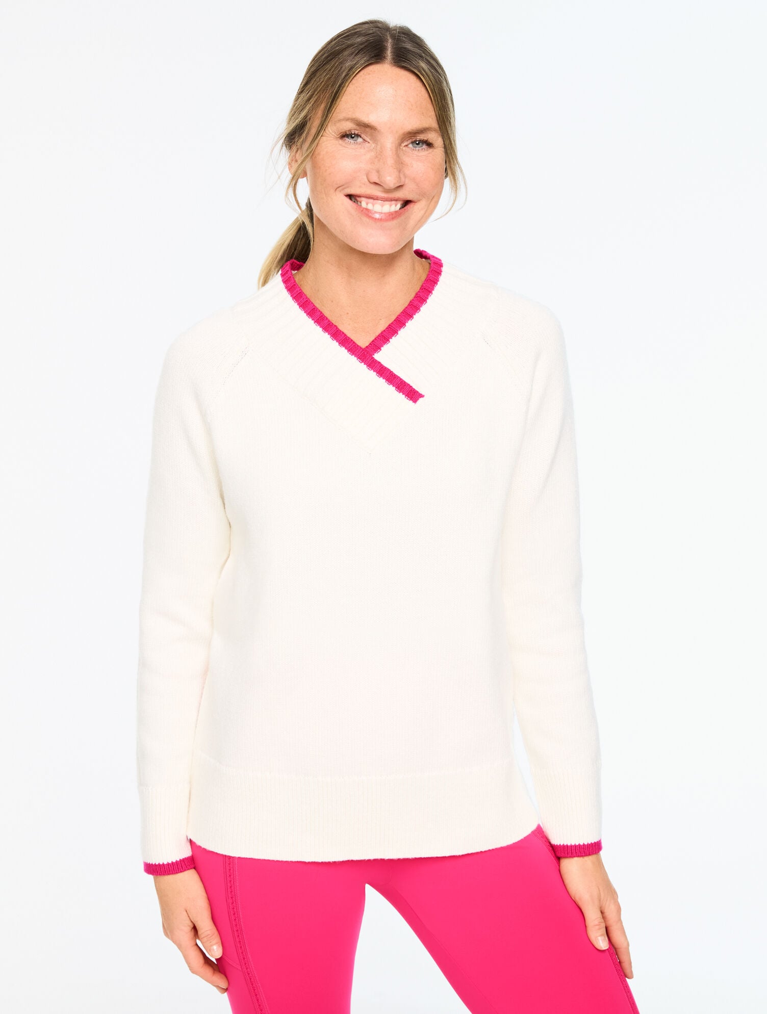 V-NECK TUNIC SWEATER | Talbots near me