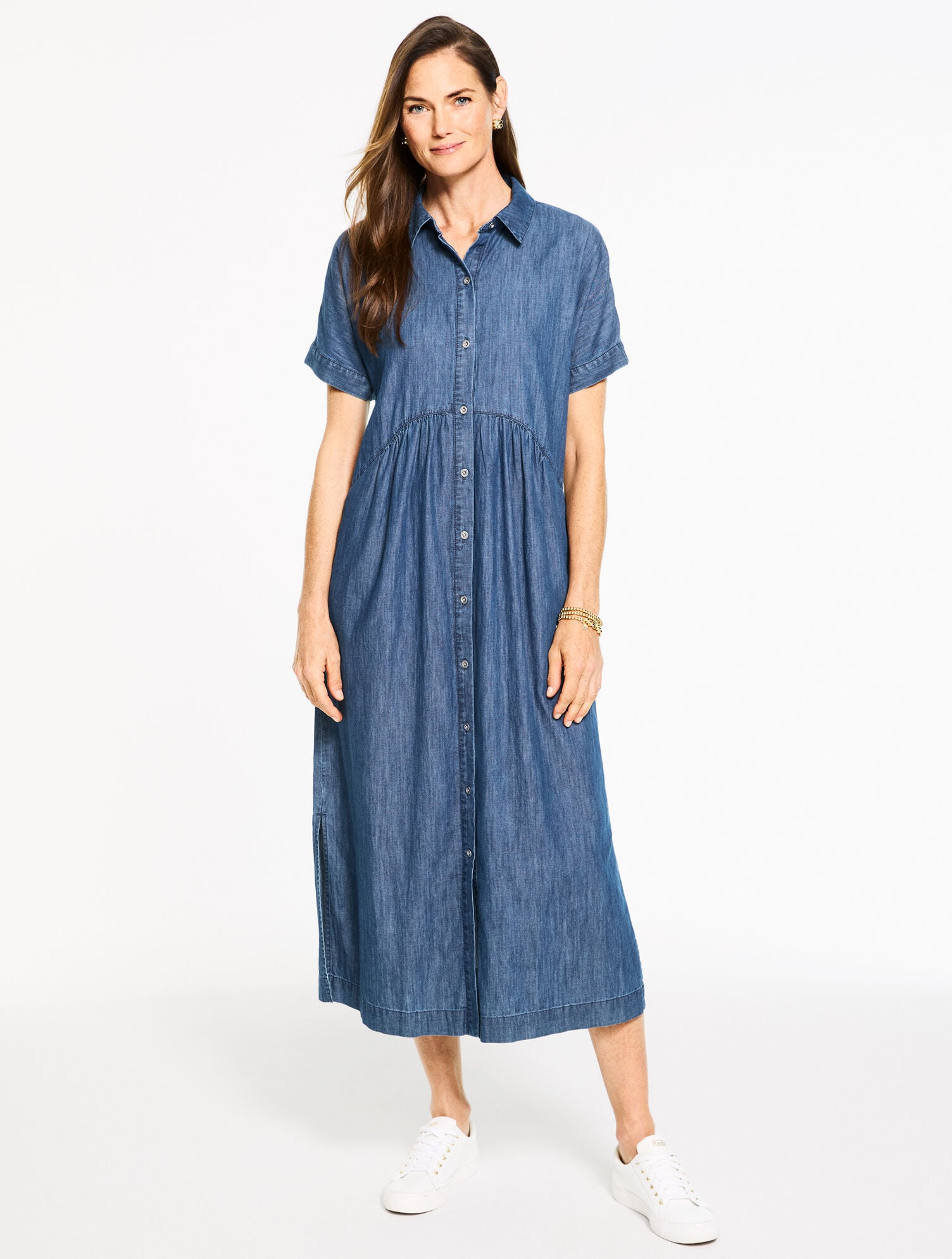 DENIM SHIRTDRESS - MARIN WASH | Talbots outlet