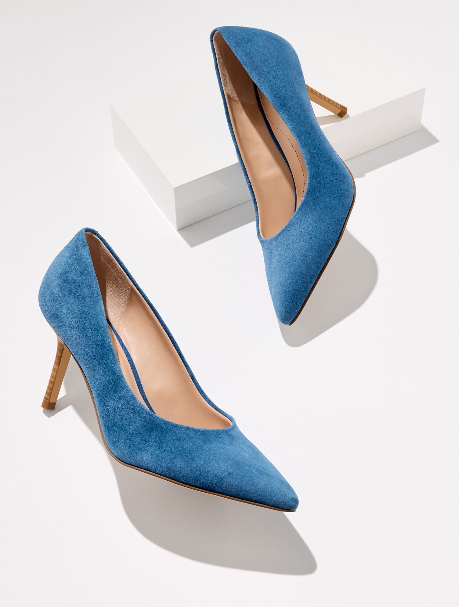 SASHA SUEDE POINTED TOE PUMPS | Talbots near me