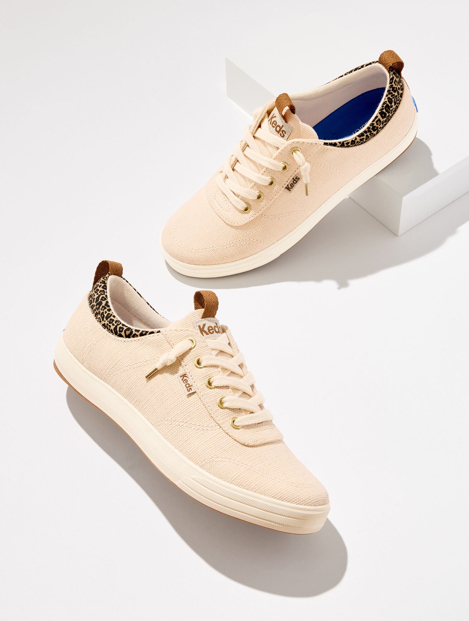 KEDS® CENTER III CANVAS SLIP-ON SNEAKERS | Talbots outlet