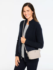 T BY TALBOTS QUILTED NYLON CROSSBODY | Talbots outlet