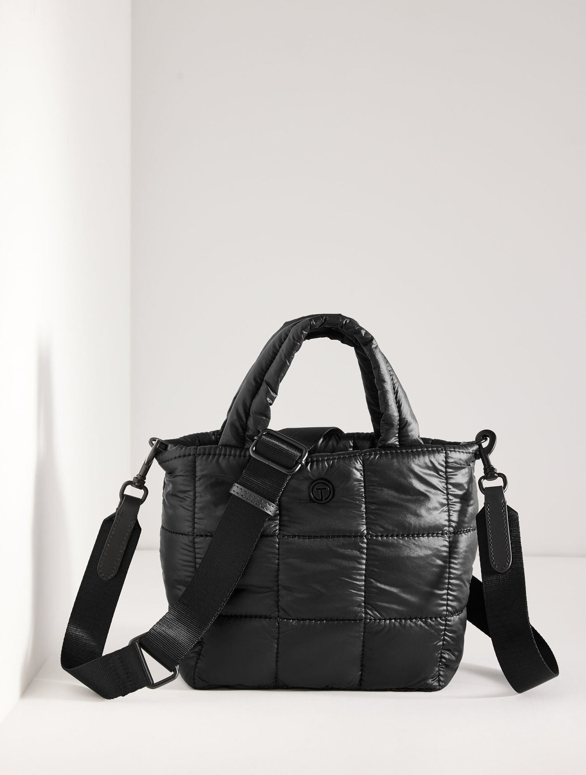 T BY TALBOTS QUILTED NYLON MINI TOTE | Talbots online
