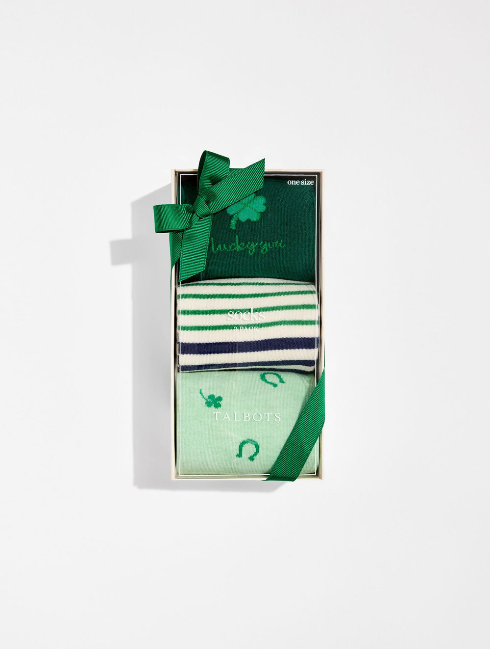 ST. PATTY’S TROUSER SOCKS 3 PACK GIFT SET | Talbots for sale