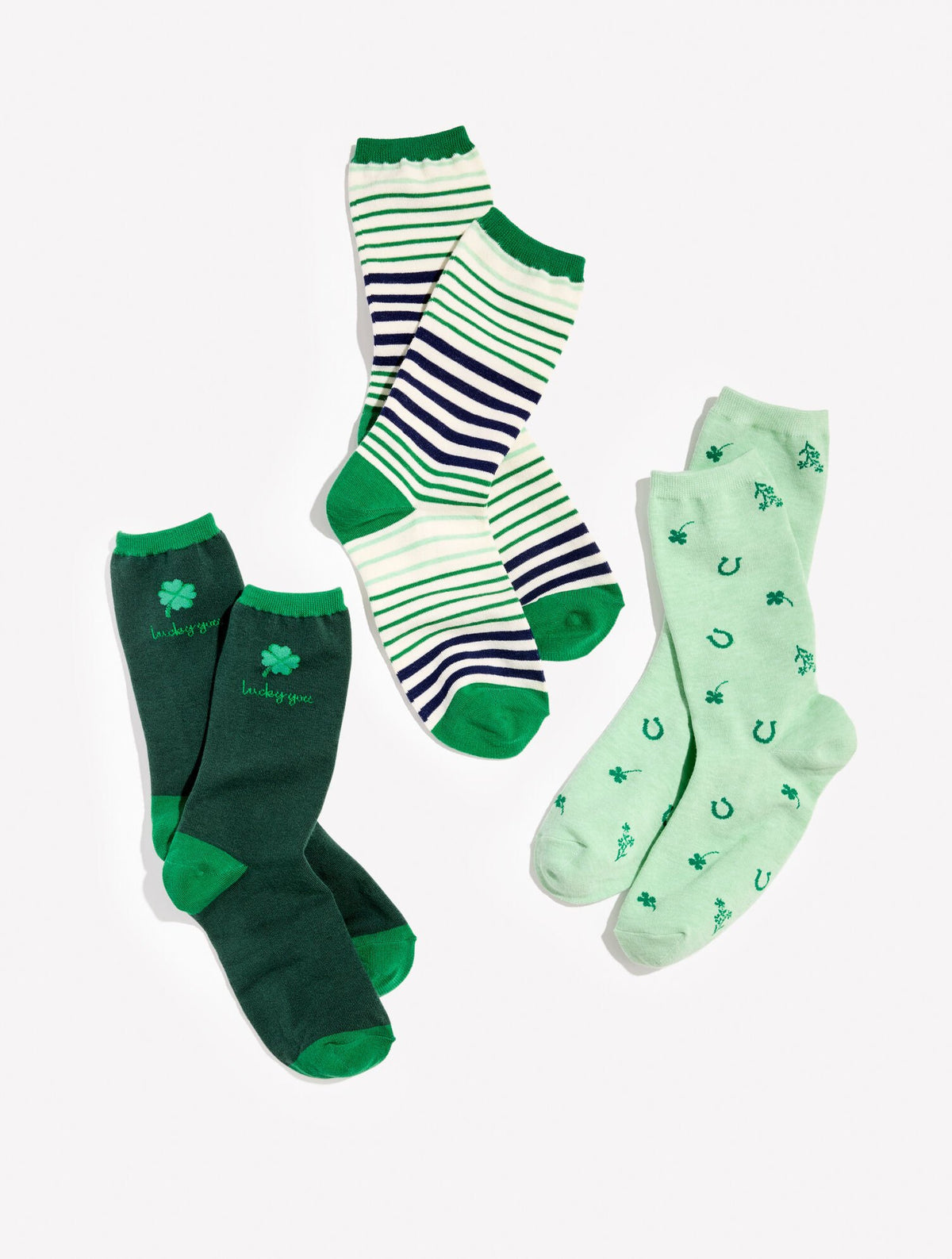ST. PATTY’S TROUSER SOCKS 3 PACK GIFT SET | Talbots for sale