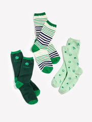 ST. PATTY’S TROUSER SOCKS 3 PACK GIFT SET | Talbots for sale