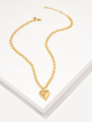 SOFT HEART PENDANT NECKLACE | Talbots US