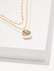 ROPE SWIRL LAYER NECKLACE | Talbots discount