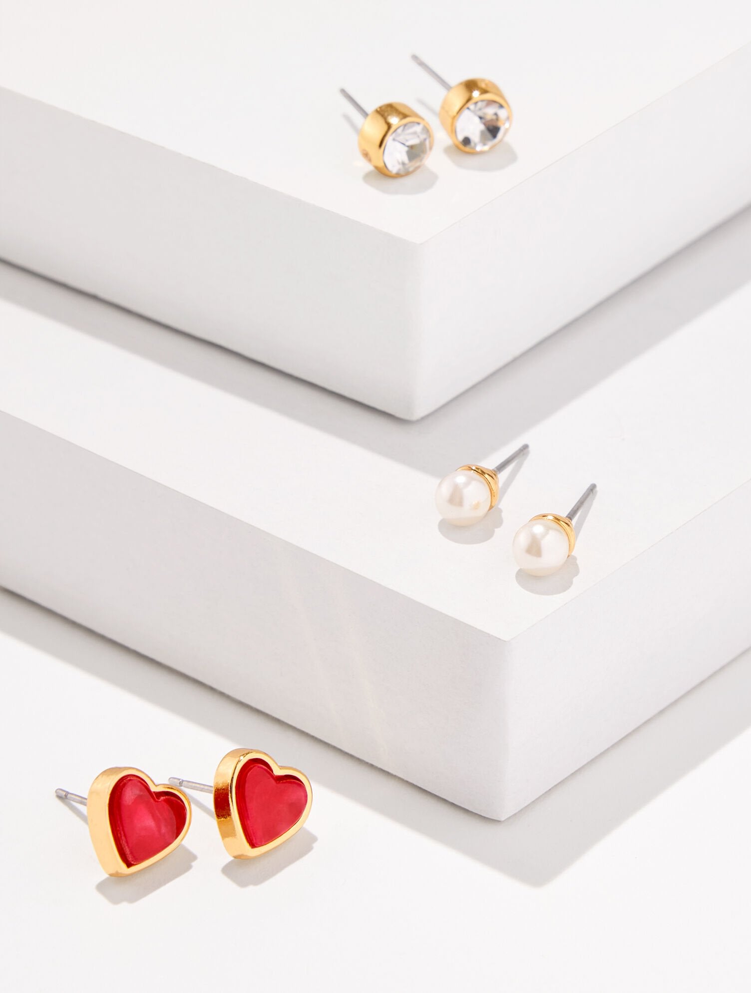 ROMANTIC HEARTS STUD EARRING SET | Talbots near me